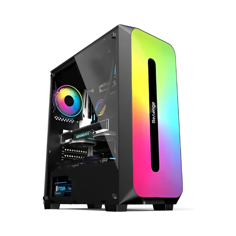 Revenge Colorful ATX Siyah Akrilik 1 RGB Fanlı Bilgisayar Kasası