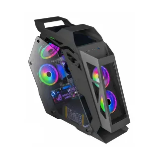 Revenge Darth Vader Micro ATX Siyah Akrilik 4 RGB Fanlı Bilgisayar Kasası