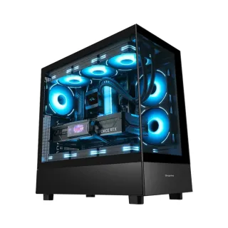 Segotep Endura Pro+ E-ATX Siyah Temperli Cam 6 ARGB Fanlı 750W PSU Bilgisayar Kasası
