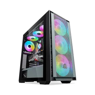 Segotep Gank 360 E-ATX Siyah Temperli Cam 4 ARGB Fanlı 750W PSU Bilgisayar Kasası