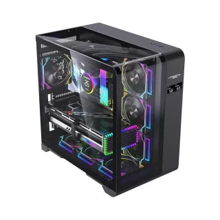 SNT Energy Victory Plus ATX Siyah Temperli Cam 7 ARGB Fanlı Bilgisayar Kasası