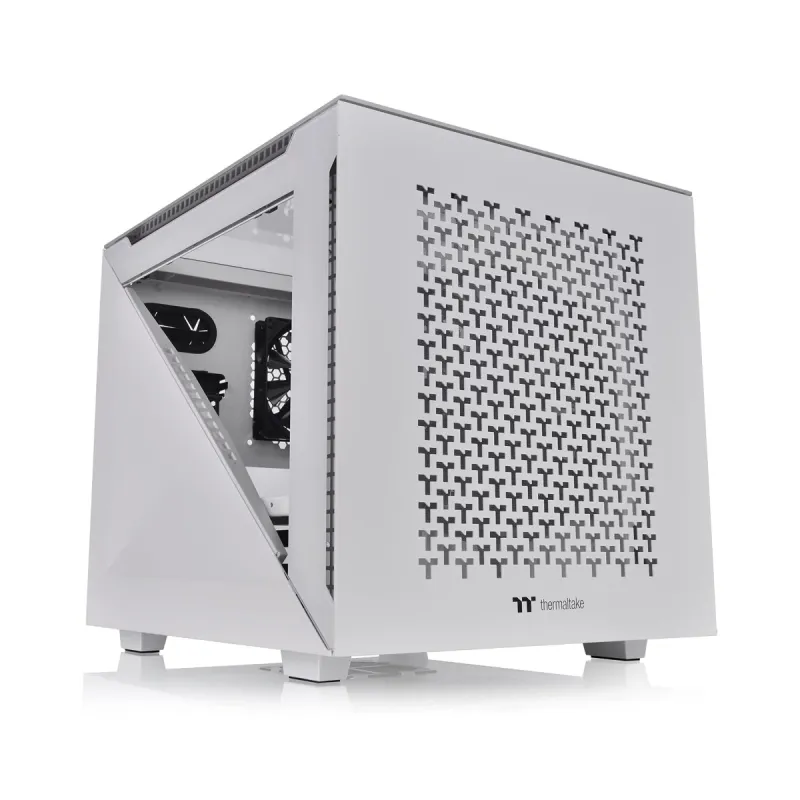 Thermaltake Divider 200 TG Air Micro ATX Beyaz Temperli Cam 2 Fanlı Bilgisayar Kasası
