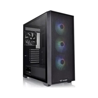 Thermaltake H390 TG E-ATX Siyah Temperli Cam 4 ARGB Fanlı 650W PSU Bilgisayar Kasası
