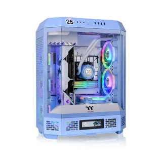Thermaltake The Tower 600 ATX Mavi Temperli Cam 2 Fanlı Bilgisayar Kasası
