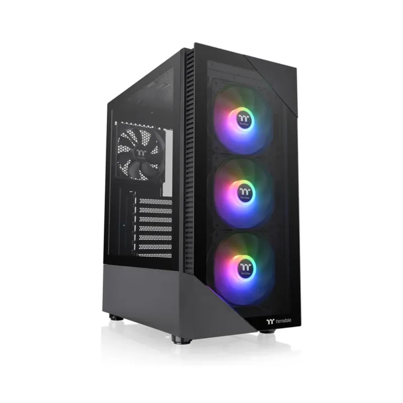 Thermaltake View 200 TG ATX Siyah Temperli Cam 3 ARGB Fanlı 650W PSU Bilgisayar Kasası