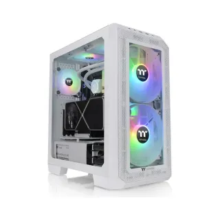 Thermaltake View 300MX E-ATX Beyaz Temperli Cam 3 ARGB Fanlı Bilgisayar Kasası
