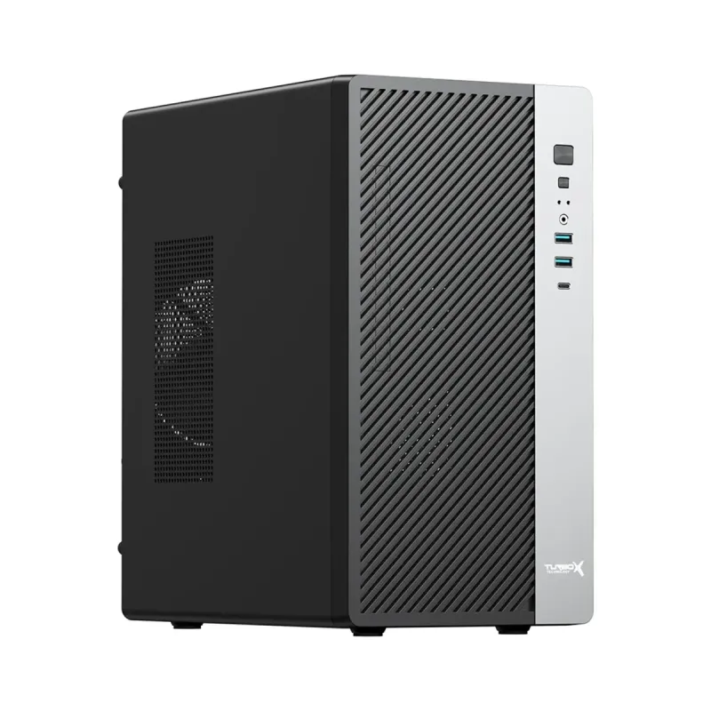 Turbox Core Micro ATX Gri 1 Fanlı 250W PSU Bilgisayar Kasası