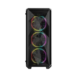 Vento VG10F ATX Siyah Temperli Cam 4 RGB Fanlı Bilgisayar Kasası