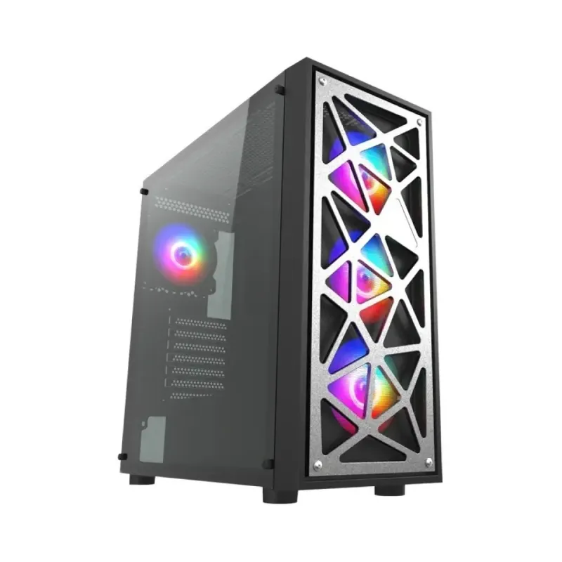 Vento VG12AL E-ATX Siyah Temperli Cam 4 RGB Fanlı 750W PSU Bilgisayar Kasası