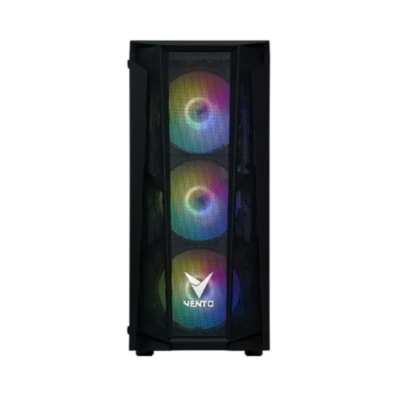 Vento VG15FE ATX Siyah Temperli Cam 4 RGB Fanlı 500W PSU Bilgisayar Kasası