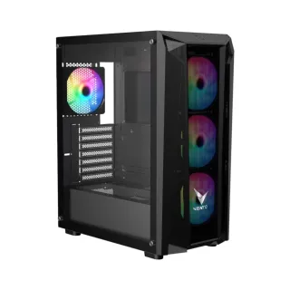Vento VG15FE ATX Siyah Temperli Cam 4 RGB Fanlı 550W PSU Bilgisayar Kasası
