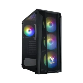 Vento VG15FE ATX Siyah Temperli Cam 4 RGB Fanlı 650W PSU Bilgisayar Kasası