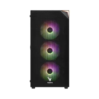 Vento VG4200S E-ATX Siyah Temperli Cam 4 RGB Fanlı 650W PSU Bilgisayar Kasası