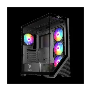 Vento VG4202FL ATX Siyah Temperli Cam 4 RGB Fanlı 850W PSU Bilgisayar Kasası