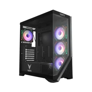 Vento VG4202FLA E-ATX Siyah Temperli Cam 4 ARGB Fanlı 850W PSU Bilgisayar Kasası