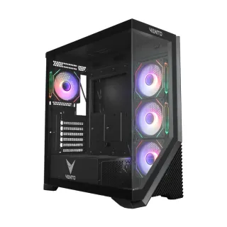Vento VG4202FLA E-ATX Siyah Temperli Cam 4 ARGB Fanlı Bilgisayar Kasası