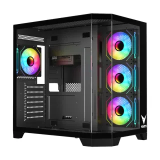 Vento VG4204FA E-ATX Siyah Temperli Cam 4 ARGB Fanlı 850W PSU Bilgisayar Kasası