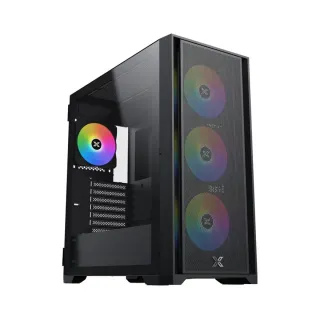 Xigmatek Master X II Pro E-ATX Siyah Temperli Cam 4 RGB Fanlı 750W PSU Bilgisayar Kasası