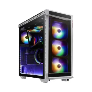 XPG Battlecruiser E-ATX Beyaz Temperli Cam 4 ARGB Fanlı Bilgisayar Kasası