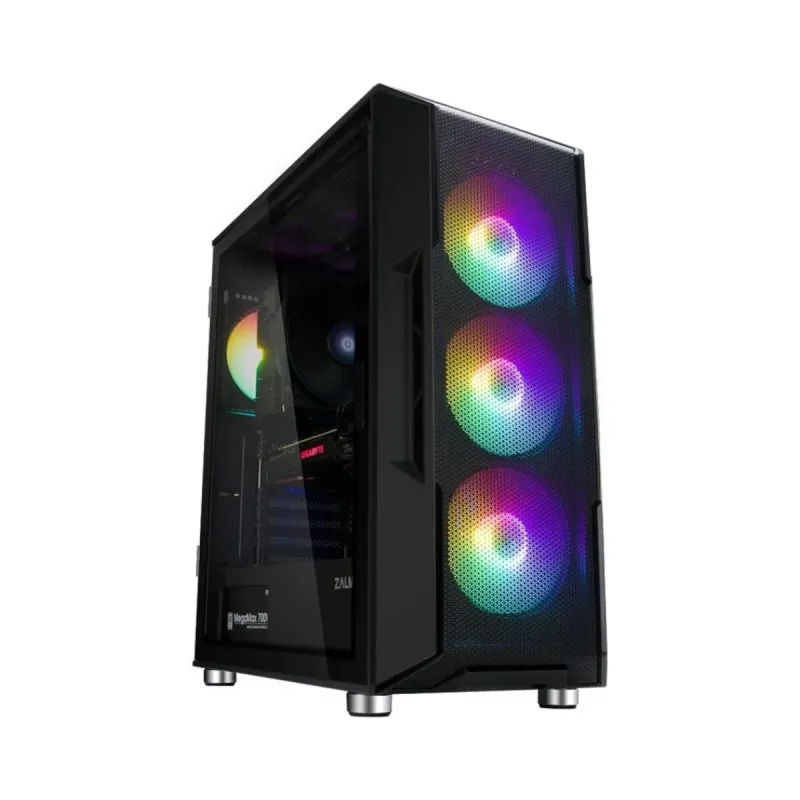 Zalman I3 Neo ATX Siyah Temperli Cam 4 RGB Fanlı Bilgisayar Kasası