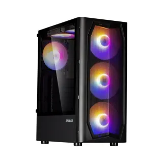 Zalman N4 ATX Siyah Temperli Cam 6 RGB Fanlı 600W PSU Bilgisayar Kasası