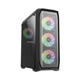 Zalman N5 MF ATX Siyah Temperli Cam 4 RGB Fanlı 600W PSU Bilgisayar Kasası