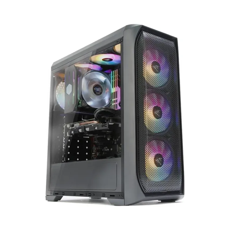 Zalman N5 MF ATX Siyah Temperli Cam 4 RGB Fanlı Bilgisayar Kasası