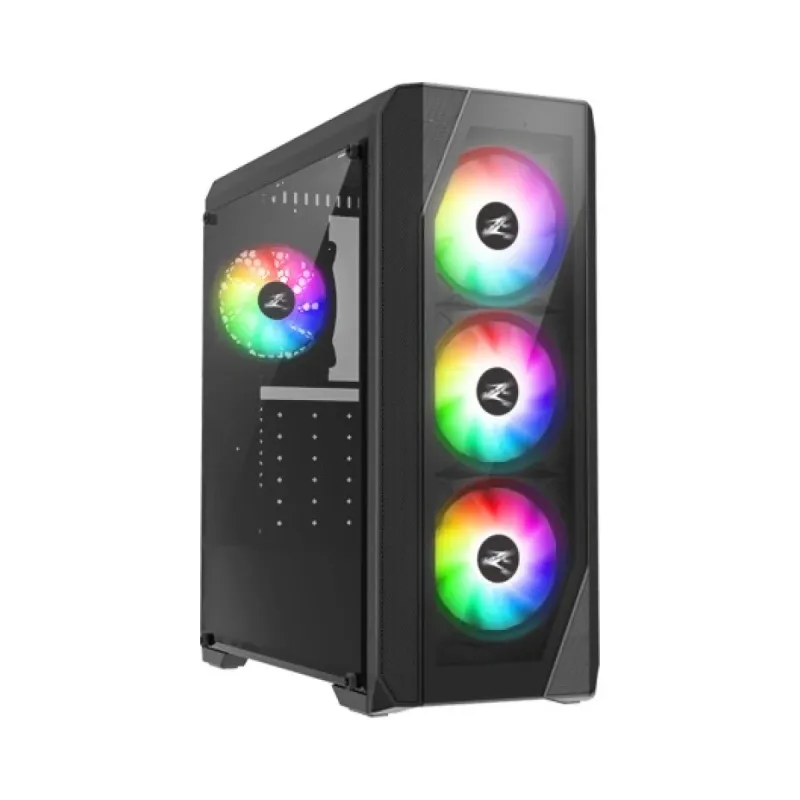 Zalman N5 TF ATX Siyah Temperli Cam 4 RGB Fanlı Bilgisayar Kasası