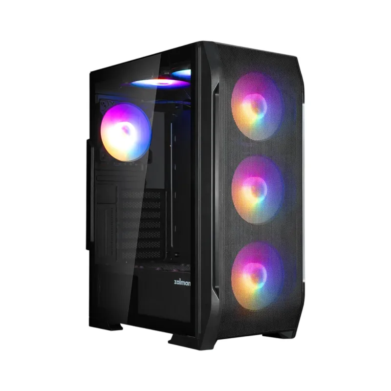 Zalman N7 Plus V2 ATX Siyah Temperli Cam 7 RGB Fanlı 700W PSU Bilgisayar Kasası