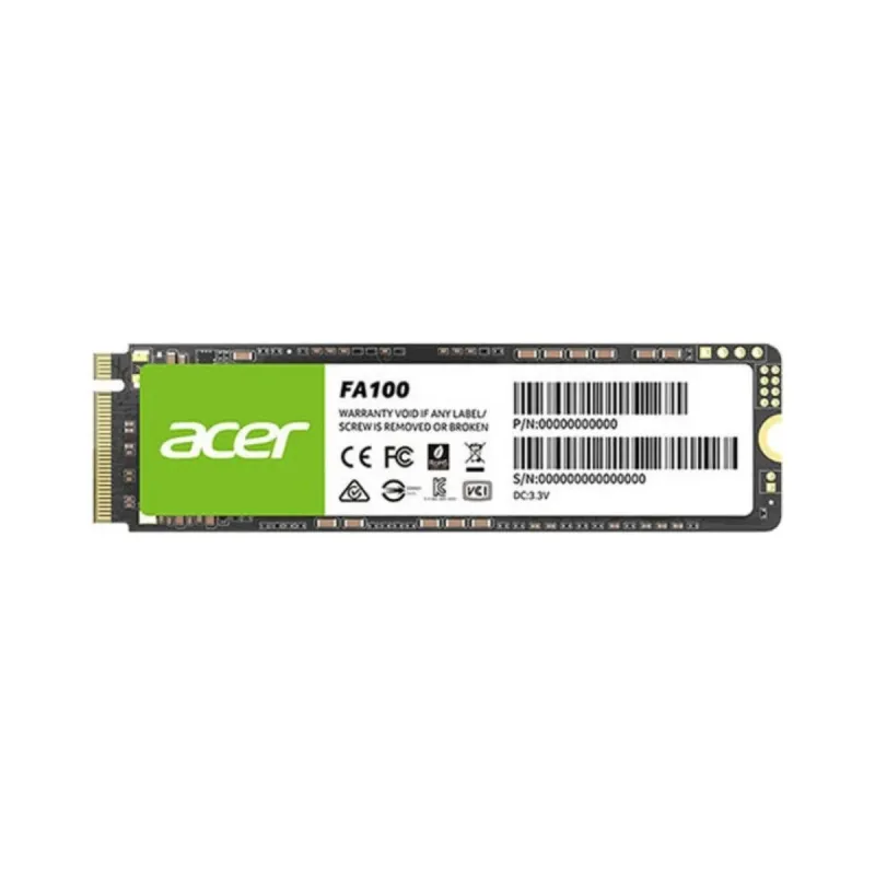 Acer FA100 512 GB M.2 2280 PCIe 3.0 x4 NVMe 3300 MB/s SSD