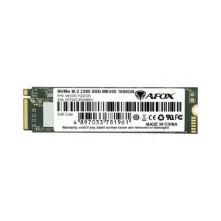 Afox ME300-1000GN 1 TB M.2 2280 PCIe NVMe 2515 MB/s SSD