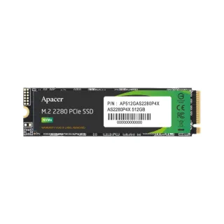 Apacer AS2280P4X 512 GB M.2 2280 PCIe 3.0 x4 NVMe 2100 MB/s Soğutucusuz SSD
