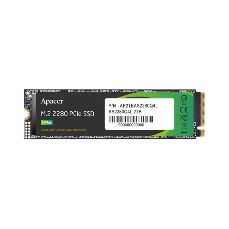 Apacer AS2280Q4L 256 GB M.2 2280 PCIe 4.0 x4 NVMe 3300 MB/s Soğutucusuz SSD