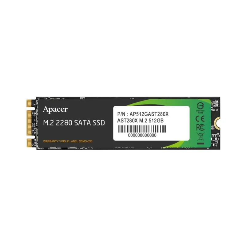 Apacer AST280X 512 GB M.2 2280 SATA III 520 MB/s Soğutucusuz SSD