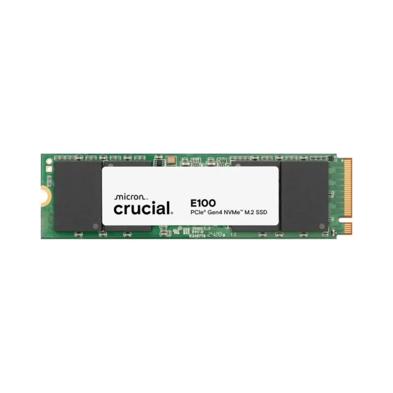 Crucial E100 1 TB M.2 2280 PCIe 4.0 x4 NVMe 5000 MB/s Soğutucusuz SSD