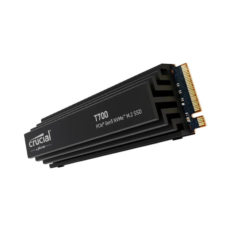 Crucial T700 2 TB M.2 2280 PCIe 5.0 x4 NVMe 12400 MB/s Pasif Soğutmalı SSD