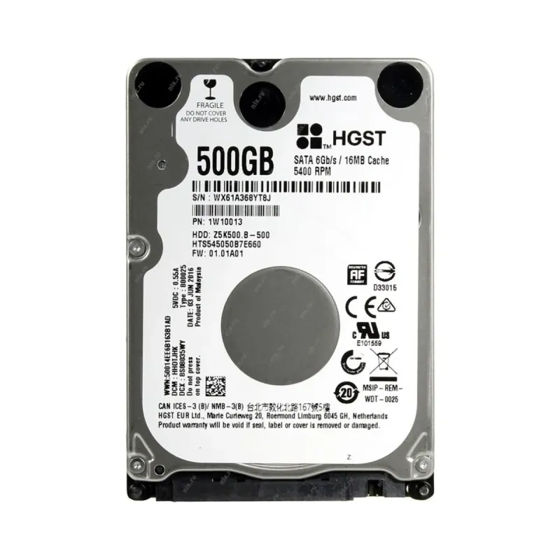 Hitachi Travelstar Z5K500-500 500 GB 2.5 İnç SATA 2 5400 RPM HDD