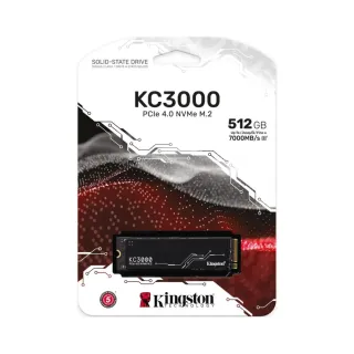 Kingston KC3000 512 GB M.2 2280 PCIe 4.0 x4 NVMe 7000 MB/s Pasif Soğutmalı SSD