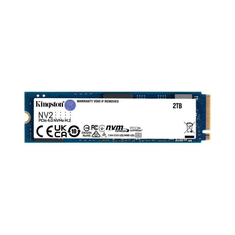 Kingston NV2 2 TB M.2 2280 PCIe 4.0 x4 NVMe 3500 MB/s SSD