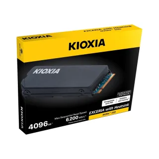 Kioxia Exceria Heatsink 4 TB M.2 2280 PCIe 4.0 x4 NVMe 6200 MB/s Pasif Soğutmalı SSD