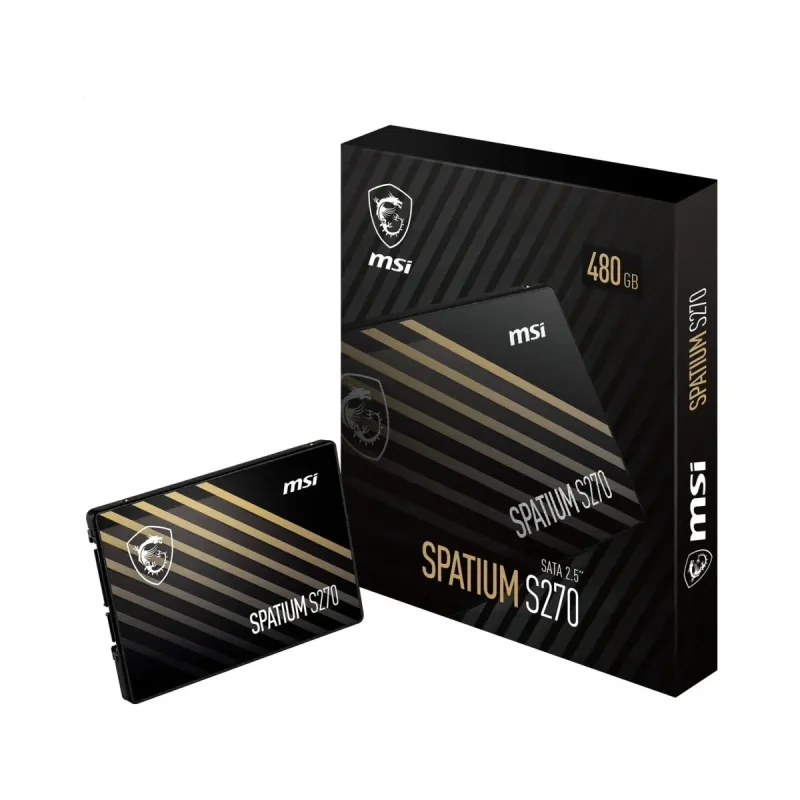 MSI Spatium S270 480 GB 2.5 İnç SATA 3 SSD