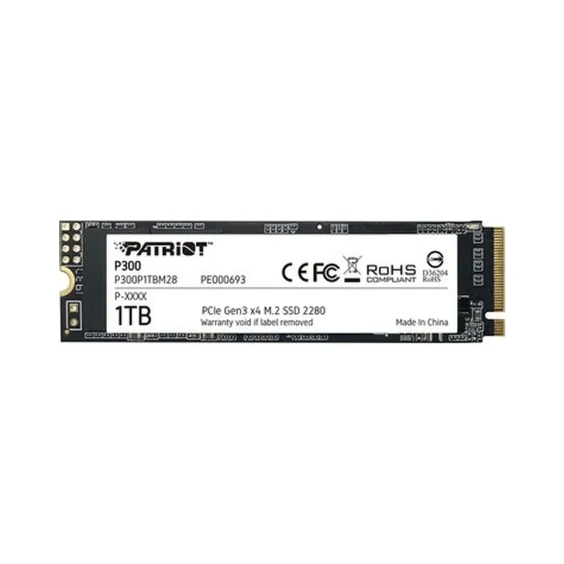 Patriot P300 1 TB M.2 2280 PCIe 3.0 x4 NVMe 2100 MB/s SSD