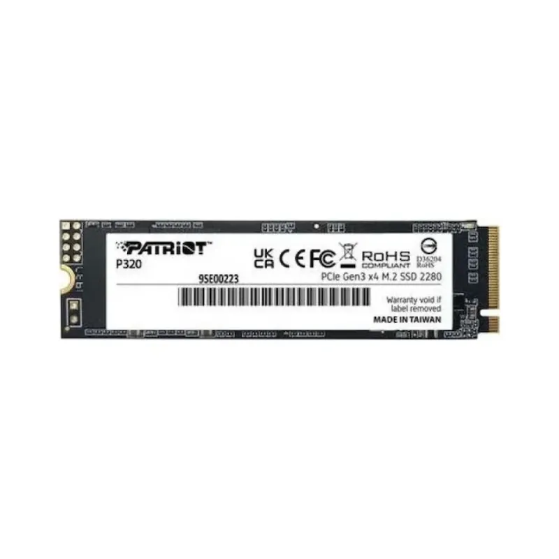 Patriot P320 512 GB M.2 2280 PCIe 3.0 x4 NVMe 3000 MB/s Soğutucusuz SSD