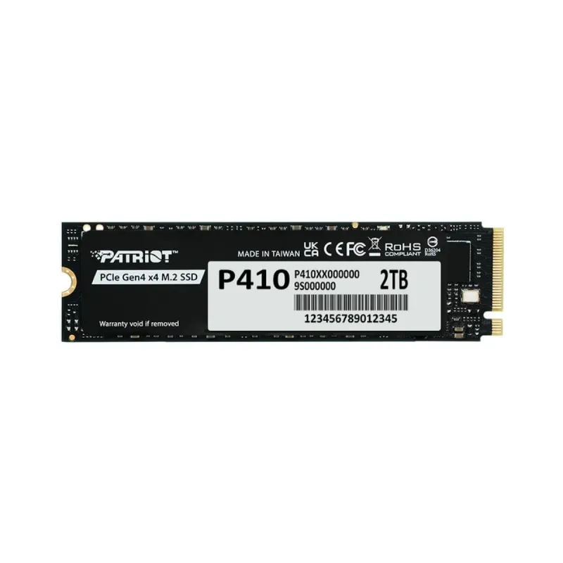 Patriot P410 2 TB M.2 2280 PCIe 4.0 x4 NVMe 5000 MB/s Pasif Soğutmalı SSD
