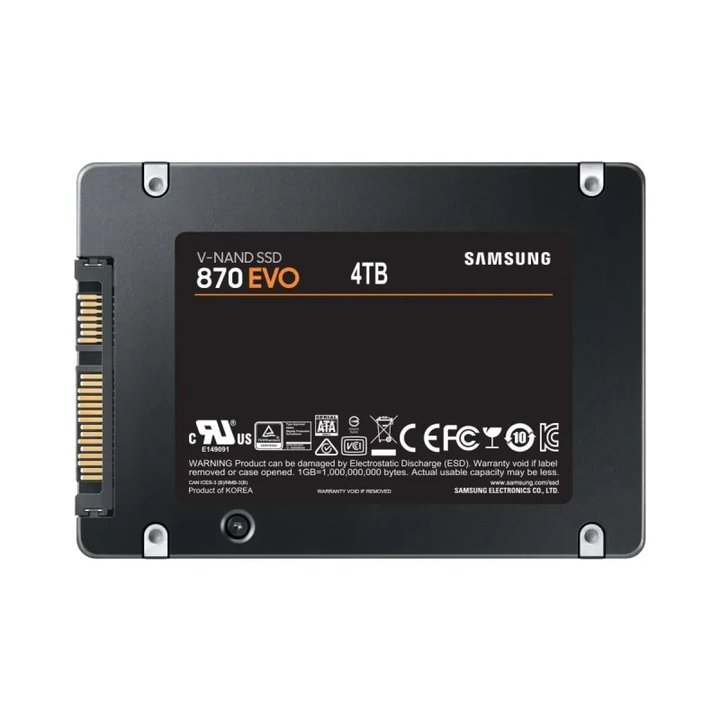 Samsung 870 Evo 4 TB 2.5 İnç SATA 3 SSD