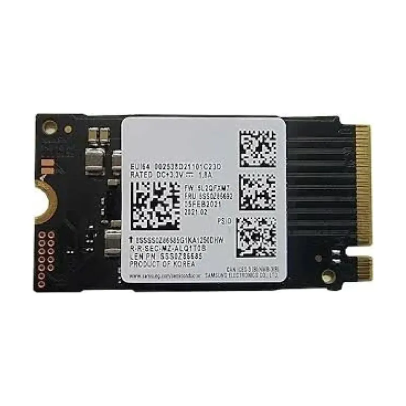 Samsung PM9B1 256 GB M.2 2242 PCIe 4.0 x4 NVMe 3300 MB/s Soğutucusuz SSD