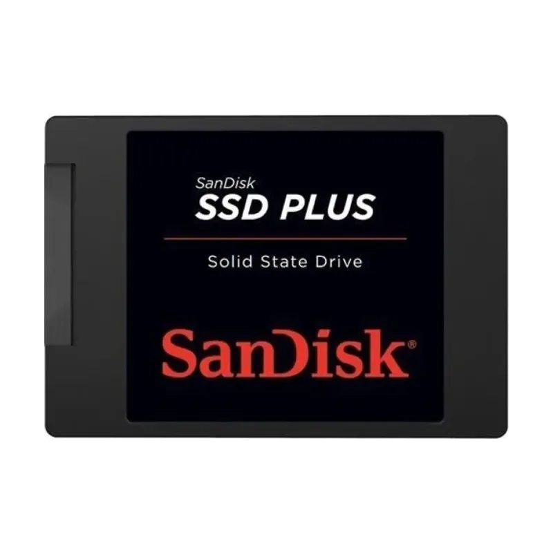 Sandisk Plus 480 GB 2.5 İnç SATA 3 SDSSDA-480G-G26 SSD