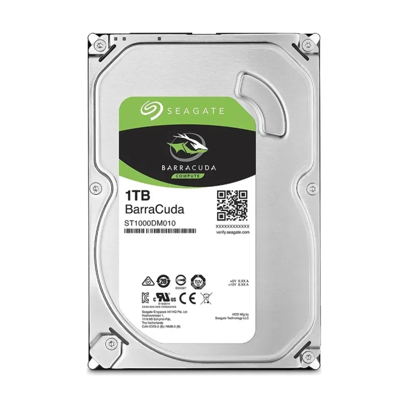 Seagate BarraCuda 1 TB 3.5 İnç SATA 3 7200 RPM ST1000DM010 HDD