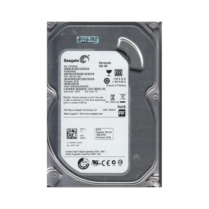 Seagate Desktop 500 GB 3.5 İnç SATA 3 7200 RPM HDD