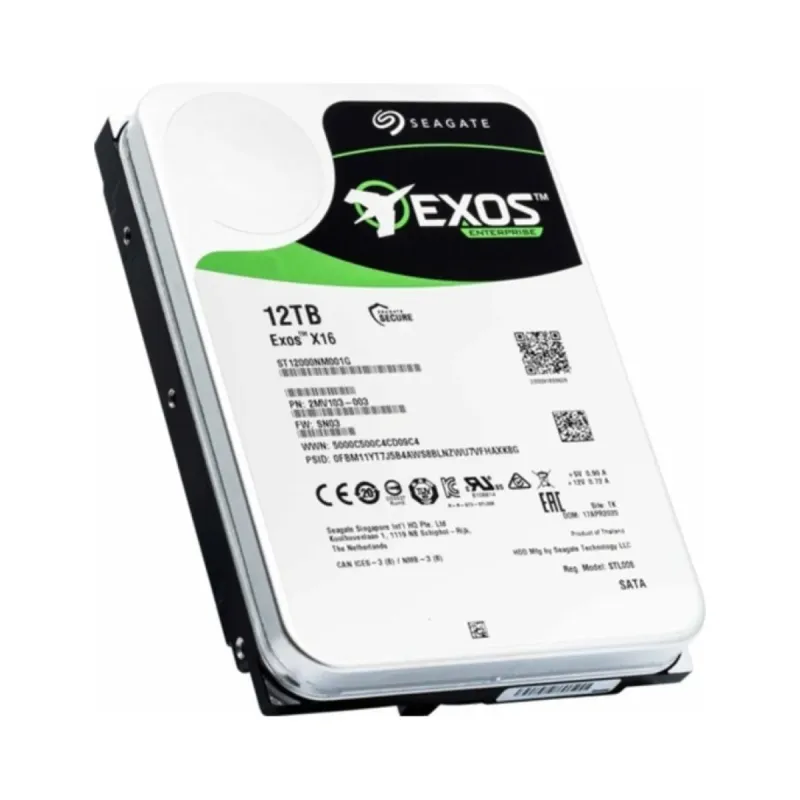 Seagate Exos X16 12 TB 3.5 İnç SATA 3 7200 RPM HDD